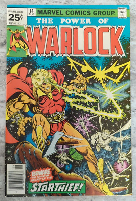 WARLOCK VOL 1 #14. 1976, MARVEL. DEATH OF STARTHIEF!! HIGH QUALITY 9.0 VF/NM!!