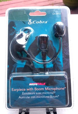 NEW! GA-EP02 EARPIECE WITH BOOM MICROPHONE, Factory Sealed, MicroTALK