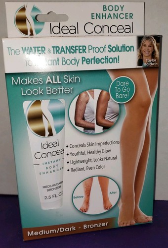 Ideal Conceal Instant Body Makeup Cream Enhancer - As Seen On TV, New!