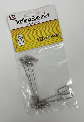 Luhr Jensen Stainless Steel Wire Trolling Spreader 3 Pack Size #4 Large