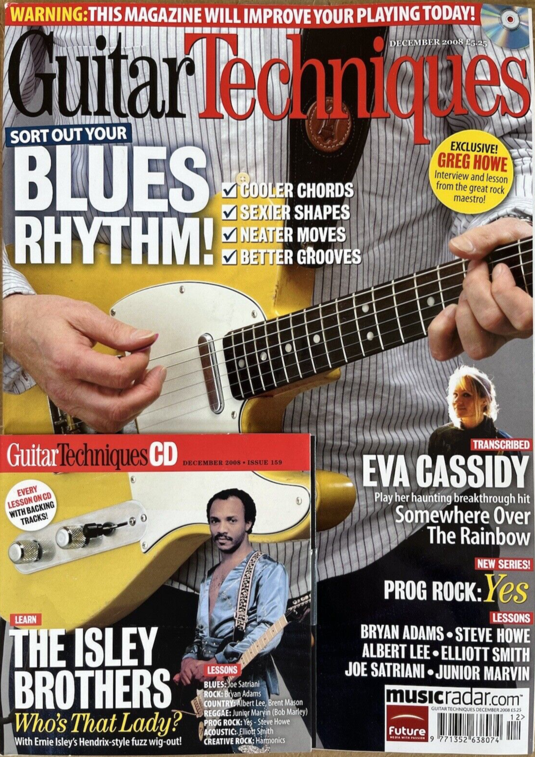 guitar techniques magazineセット Guitar Techniques Magazin + CD, 12-2008 UK, Blues Rhythm