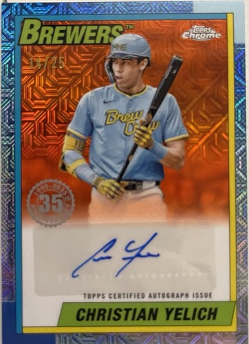 2025 Topps Series 1 - Christian Yelich #90CA-CY