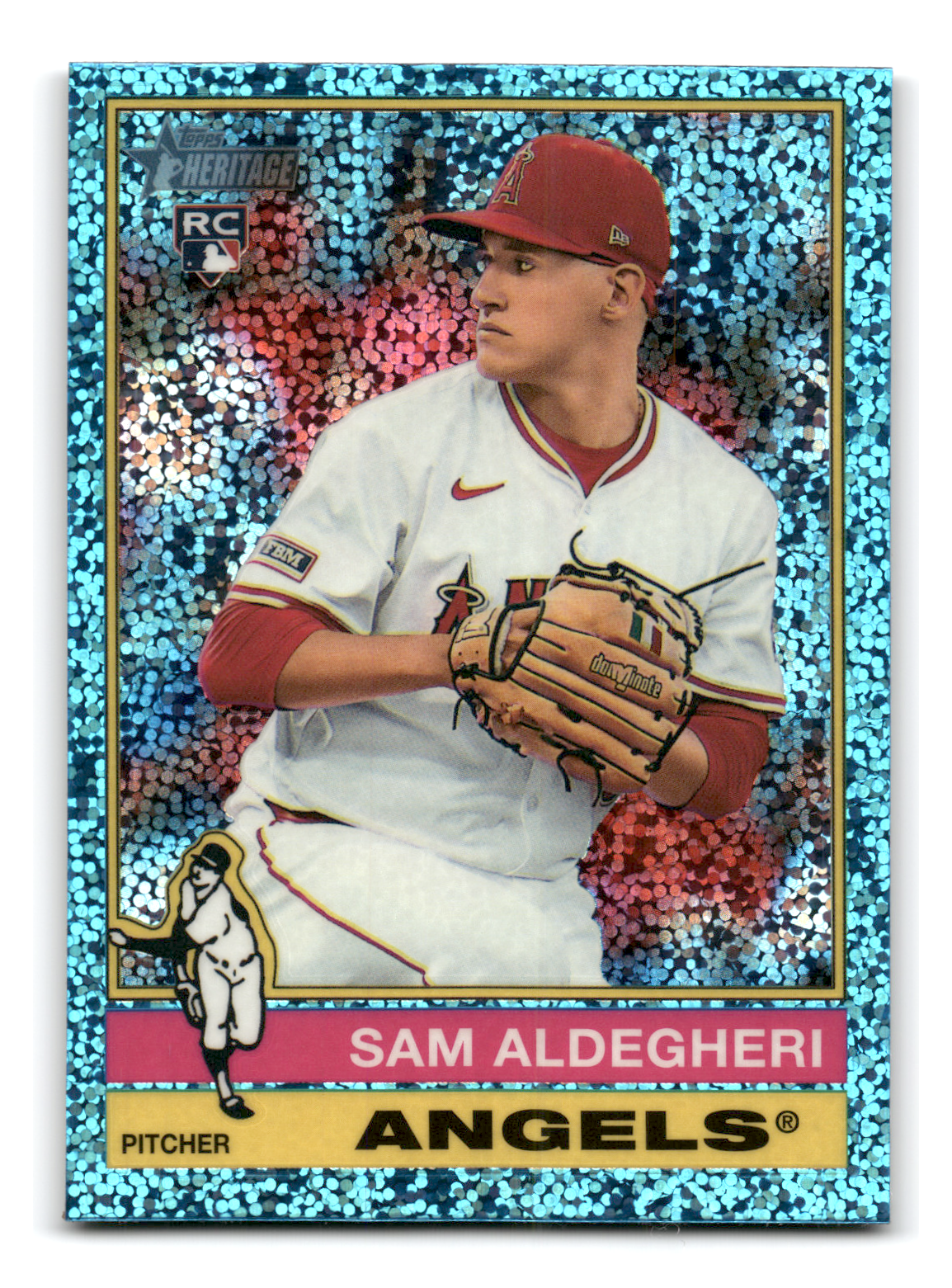 2025 Topps Heritage - Sam Aldegheri Rookie #322 (Chrome
