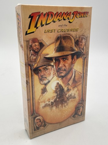 GG★INDIANA JONES AND THE LAST CRUSADE Indiana Jones & the Last Crusade VHS Tape Factory Sealed New