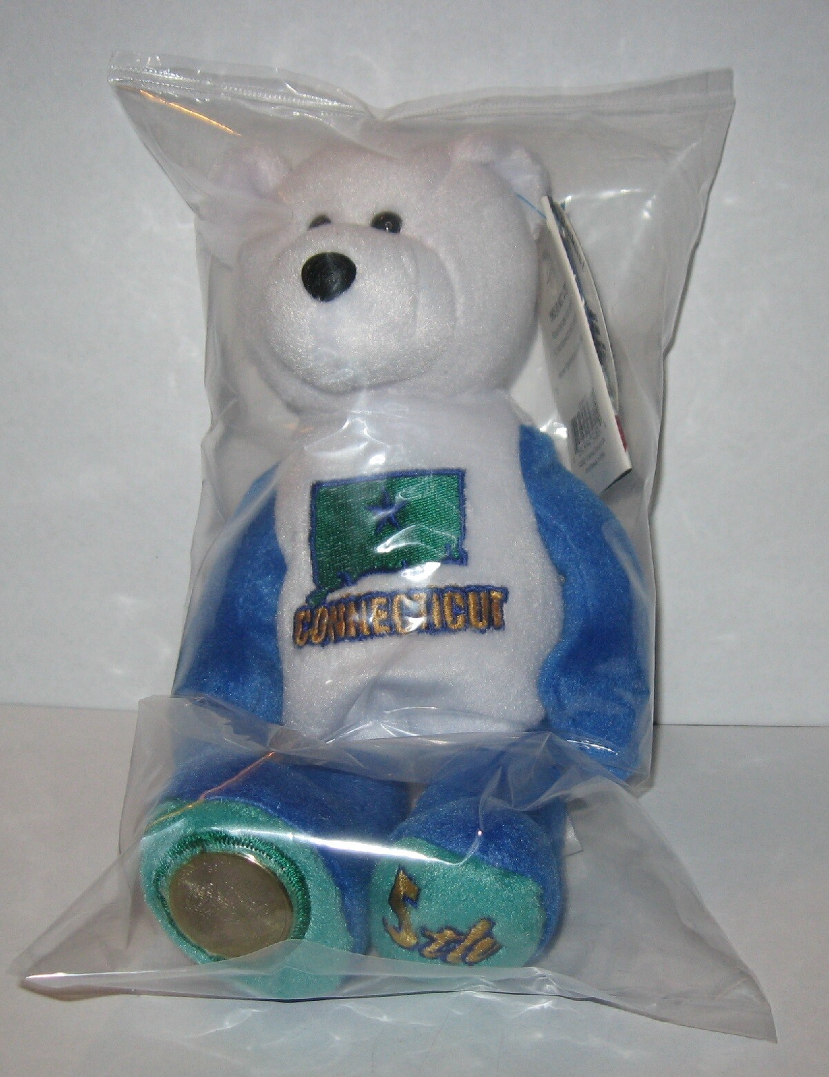 CONNECTICUT #5TH COIN BEAR SEALED IN  PLASTIC