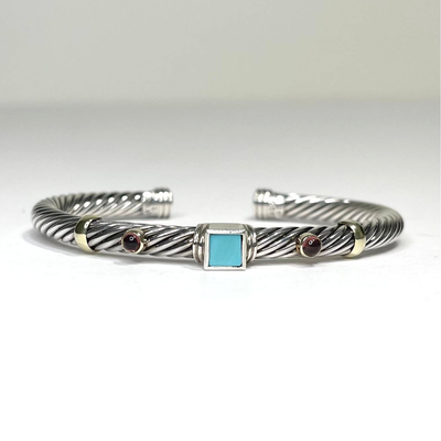 David yurman turquoise cable bracelet deals