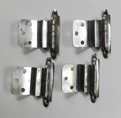 4 Vintage Chrome 3/8