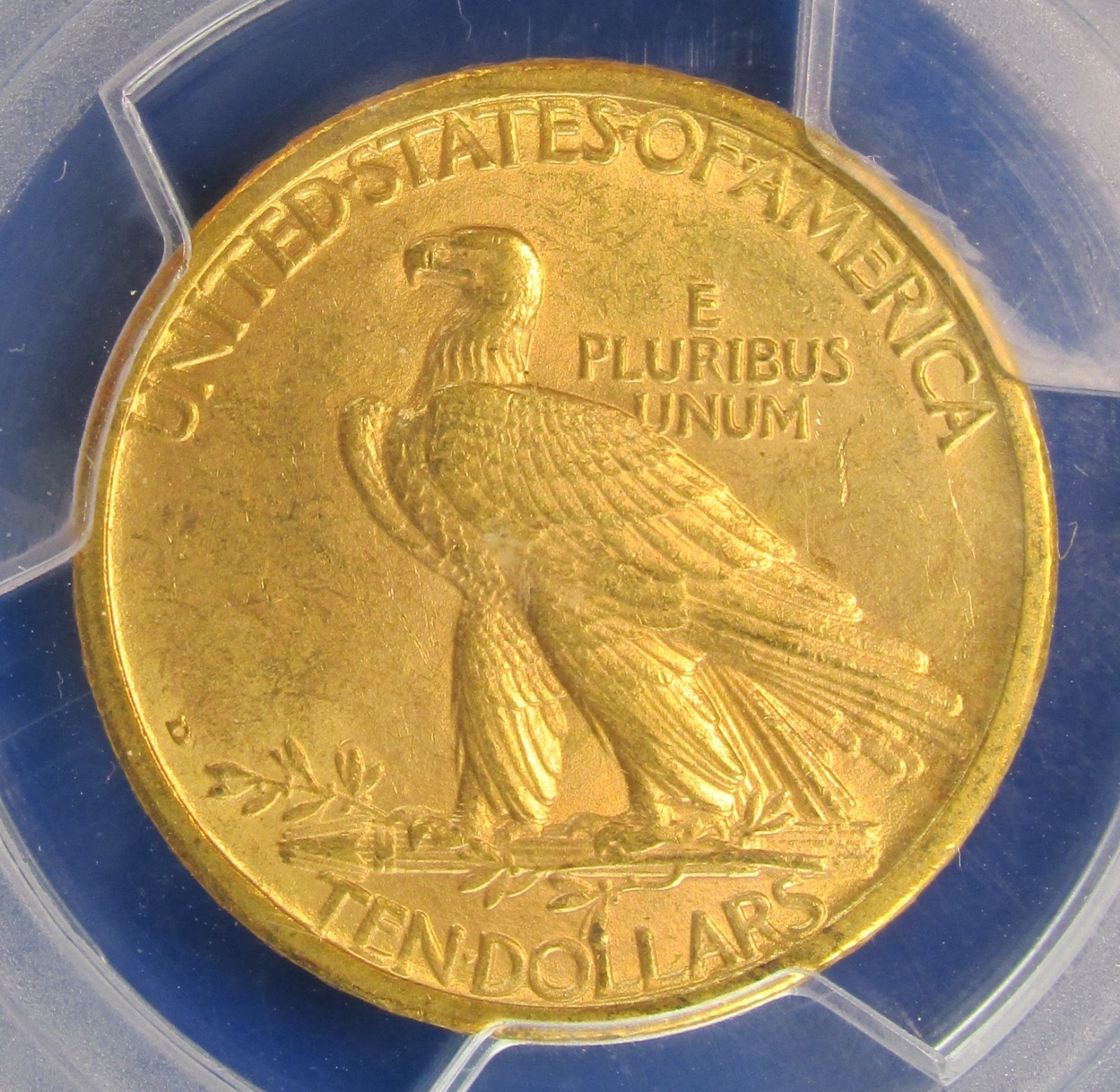 1908-D $10 Gold Indian US Coin PCGS No Motto MS63 Tougher Coin [097] *G