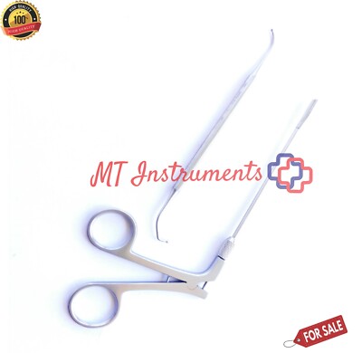 Maxillary Seeker & Rotatable Back-Biting Endoscopic Forceps Fess ENT Instruments