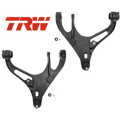 TRW Pair Set Front Lower Control Arms Ball Joint Assemblies Kit For Ram 1500 4WD