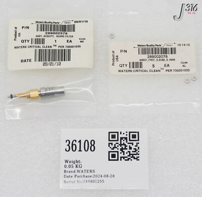 36108 WATERS KIT, ACQUITY COL. IN-LINE FILTER (NEW