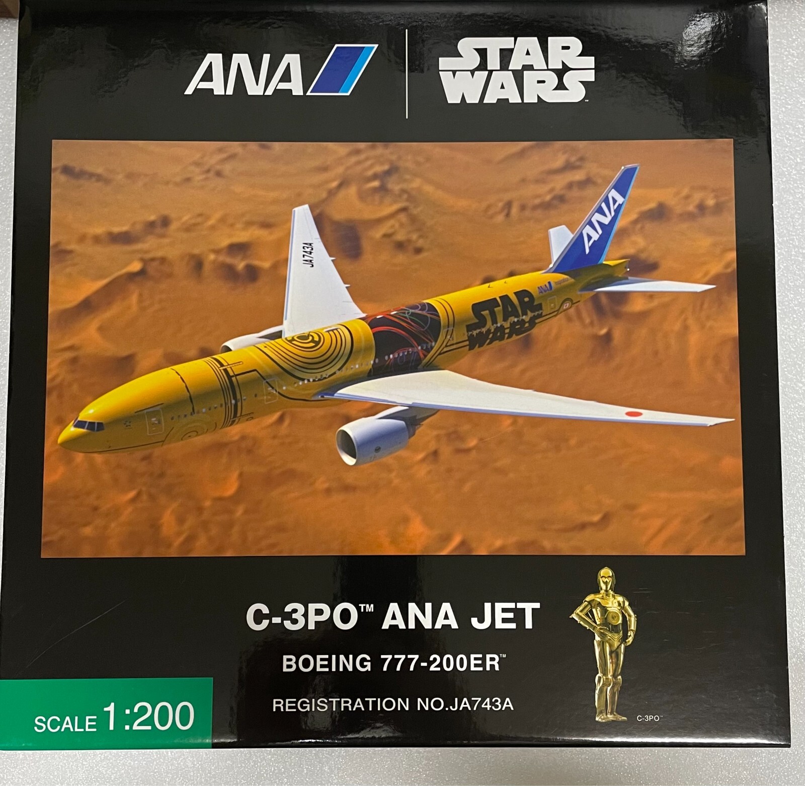 JA743A ANA B777-200ER STAR WARS 1/400モデル｜模型・プラモデル