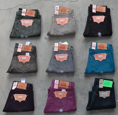 levis 501 shrink to fit colors