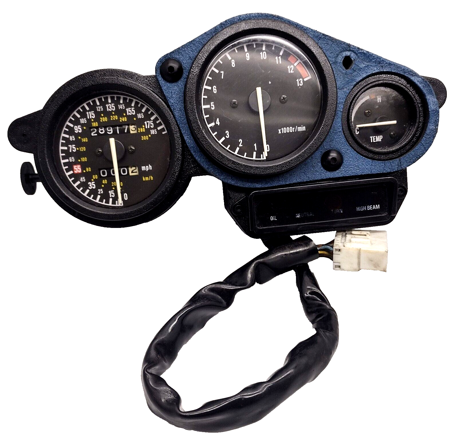 TISCH 【GADID ANONIEM】 VIS 900 Series, Tachometer Gauge 3.38 inch, White Pointer