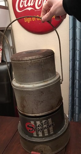 Vintage 1960s Bunsen Sports Heater Kerosene Outdoor Camping Retro Camp Gear