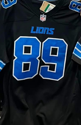 Coach Dan Campbell Detroit Lions Nike Alternate Game Black Jersey