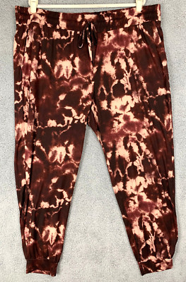 Anybody Lounge Lush Jersey Jogger 2X Tie Dye