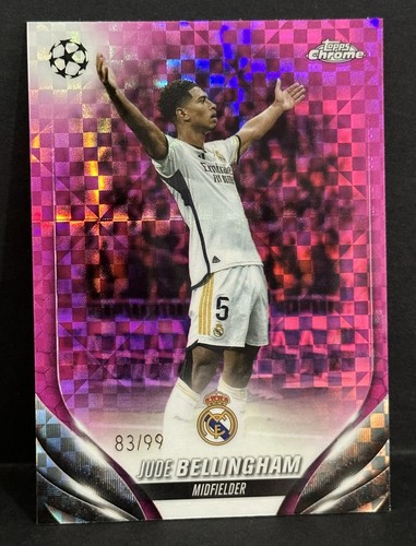 2023 Topps Chrome Jude Bellingham ベリンガム 2023 JUDE BELLINGHAM TOPPS CHROME UEFA CHAMPIONS LEAGUE BLUE