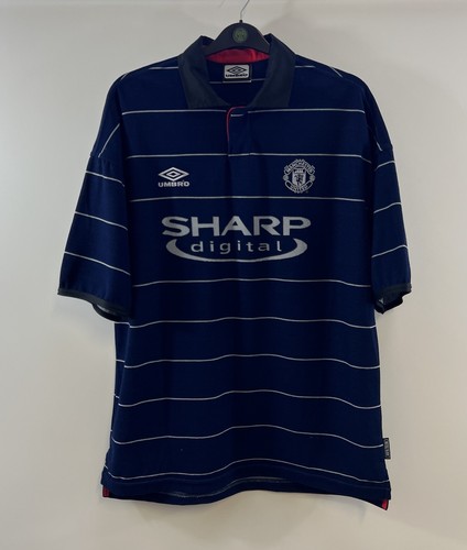 Manchester United Away Football Shirt 1999/00 Adults XL