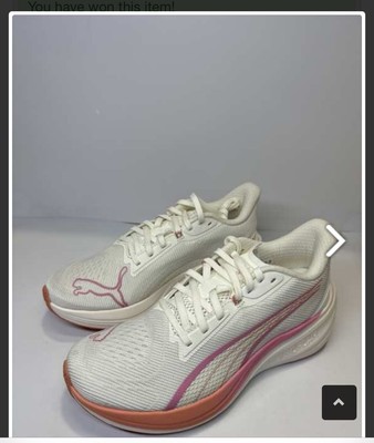 PUMA Women's Darter Pro Running Shoe Sneaker, Fade-Warm White-Mauved Out