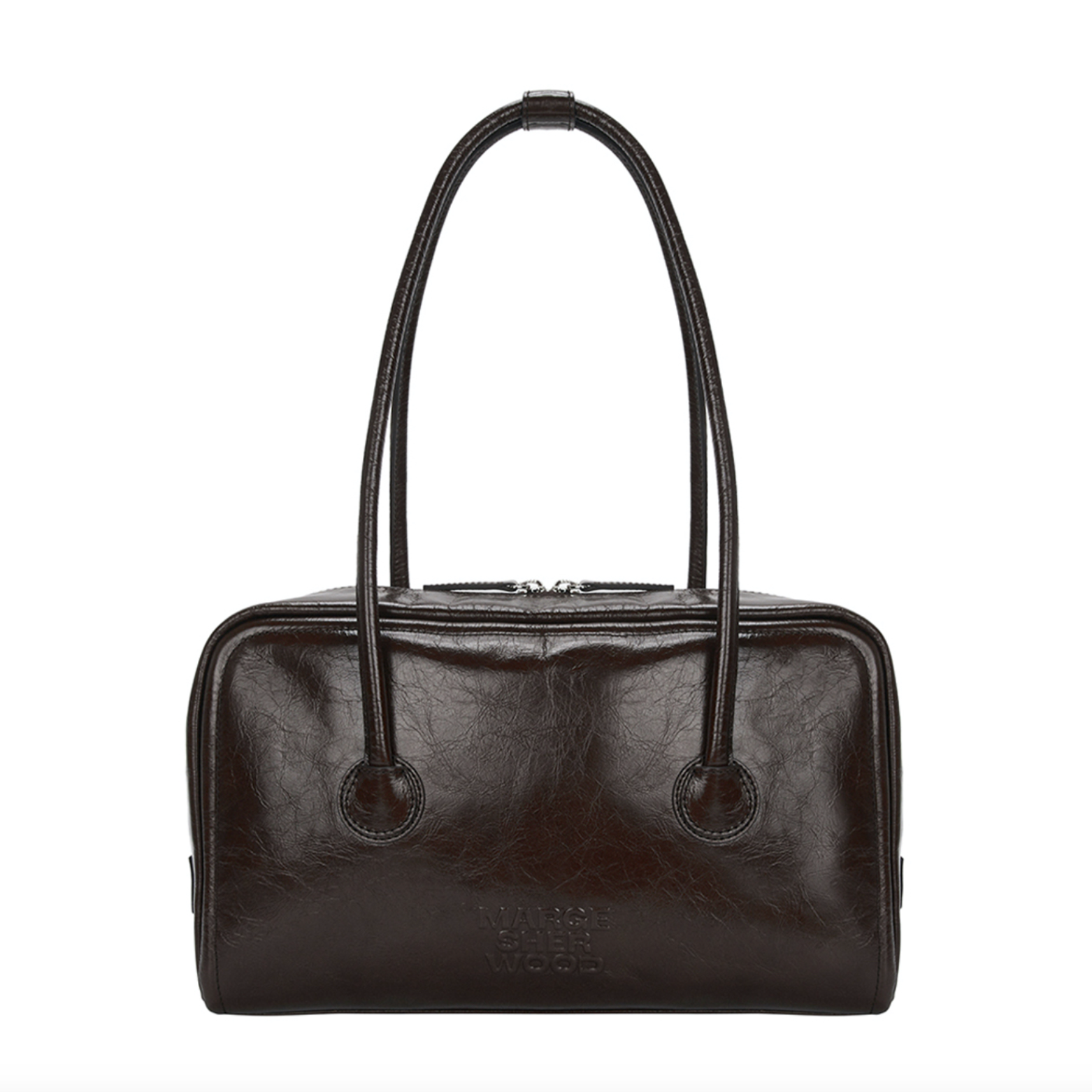 トートバッグ [Margesherwood] / SOFT BOWLING BAG / black soft crinkle Margesherwood Soft Bowling Bag Crinkle Black – voilà.id