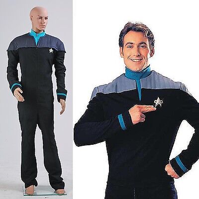 Star Trek Adult halloween costumes Next Generation Deanna Troi Jumpsuit Uniform