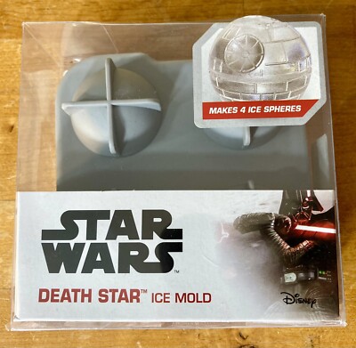 NEW Star Wars Death Star Ice Mold Makes 4 Ice Spheres Stocking Stuffer