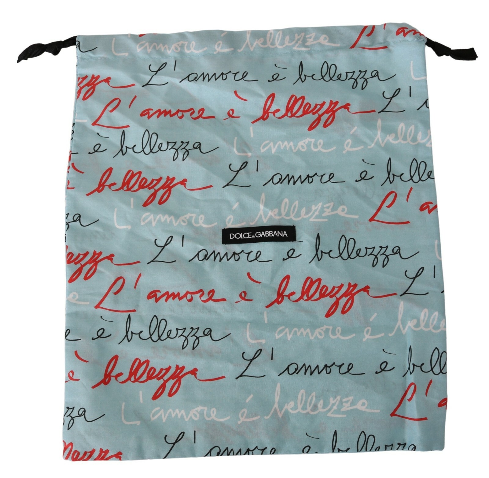 

DOLCE - GABBANA Сумка-пылесборник Синяя сумка для обуви Lamore на шнурке 36см x 31см, Синий