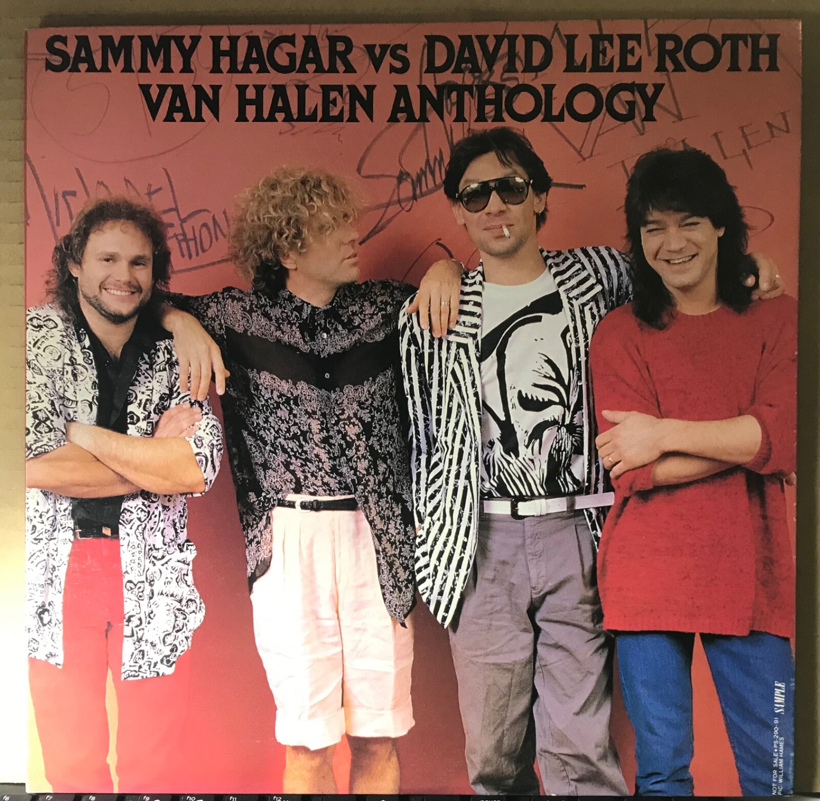 PROMO ONLY / Van Halen Anthology Sammy Hagar vs David Lee