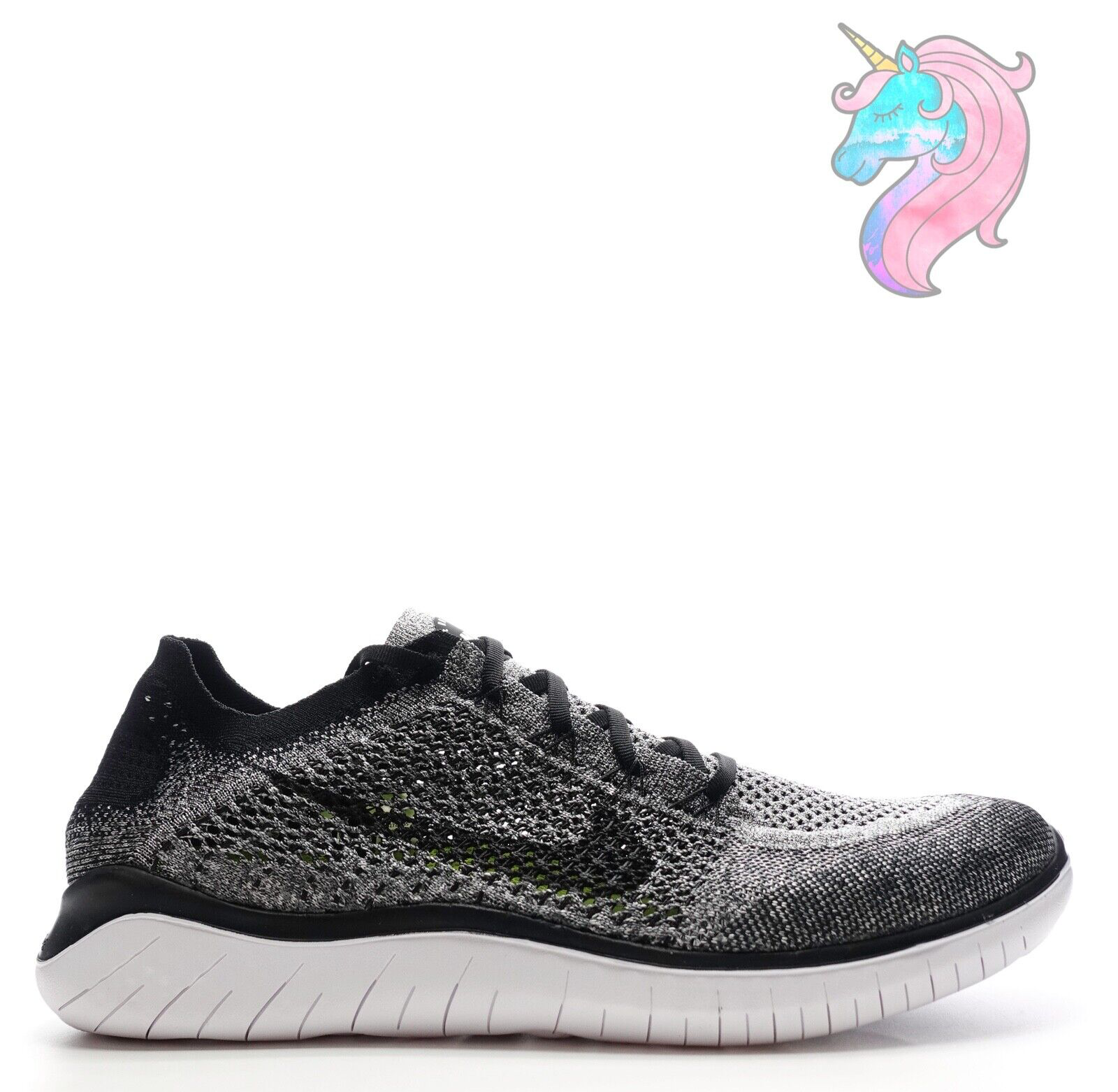 Nike Free RN Flyknit 2018 Running Shoes Black White Oreo Nike Free RN Flyknit 2018 Running Shoes Black White Oreo