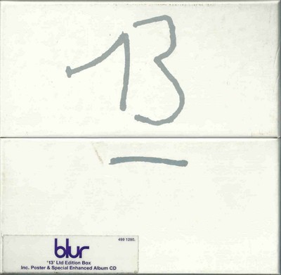 BLUR - 13 1999 EU CD PRODUCED BY WILLIAM ORBIT, TENDER, COFFEE & TV, FOODCDS 29