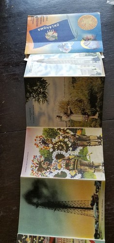 Vintage OKLAHOMA iconic postcard 1940s