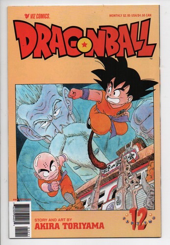 Dragon Ball Part Two 12 Viz Comic Book Manga Style 1998