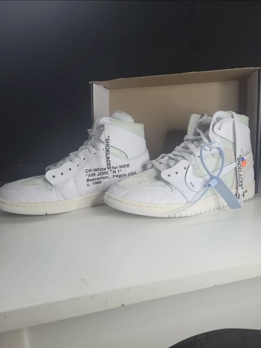 Size 8.5 - Jordan 1 Retro OG x Off-White High White 887232653729| eBay