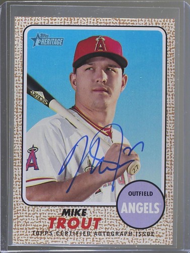 2017 Topps Heritage - Mike Trout #ROA-MT