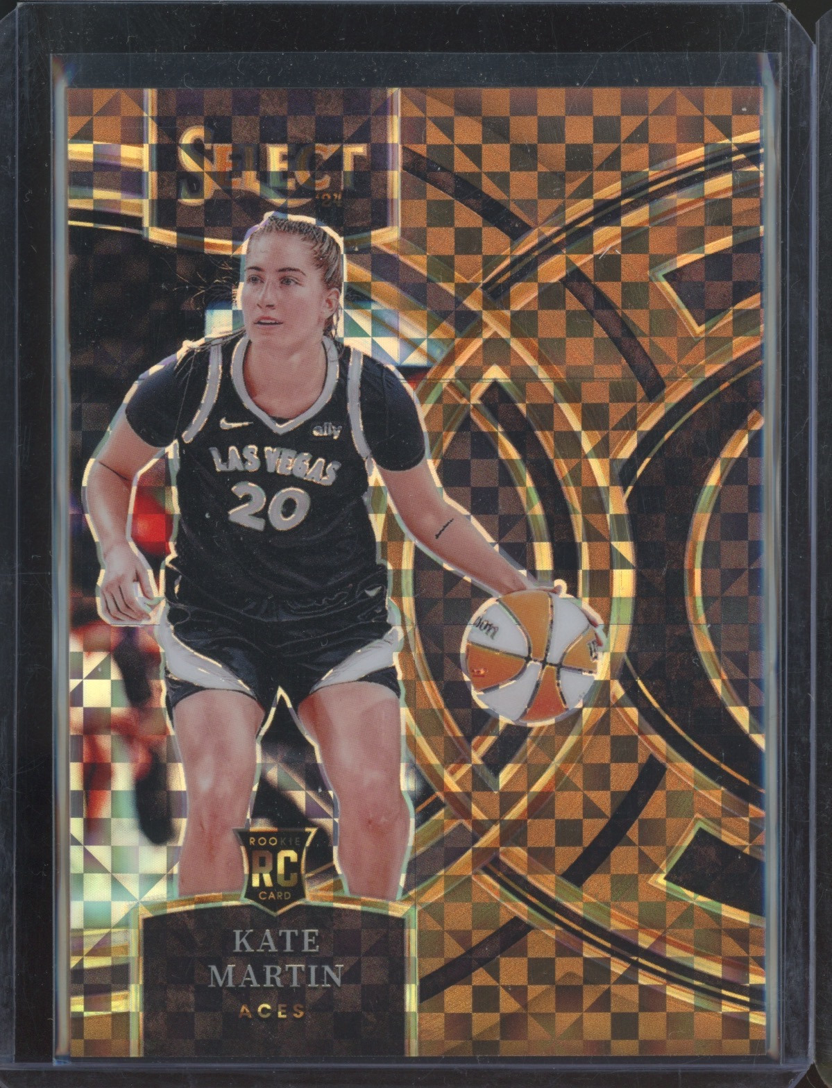 2024 Panini Select WNBA Bronze Power Prizm #144 Kate Martin /49 RC Rookie