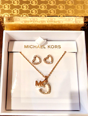 Michael kors clearance necklace set