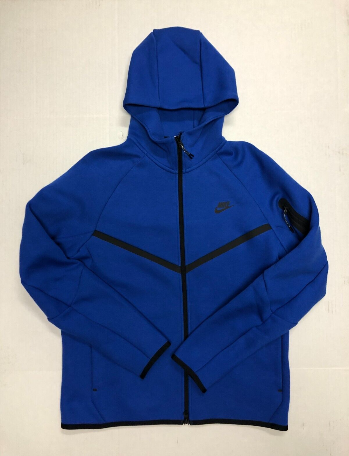 royal blue blue nike zip up hoodie