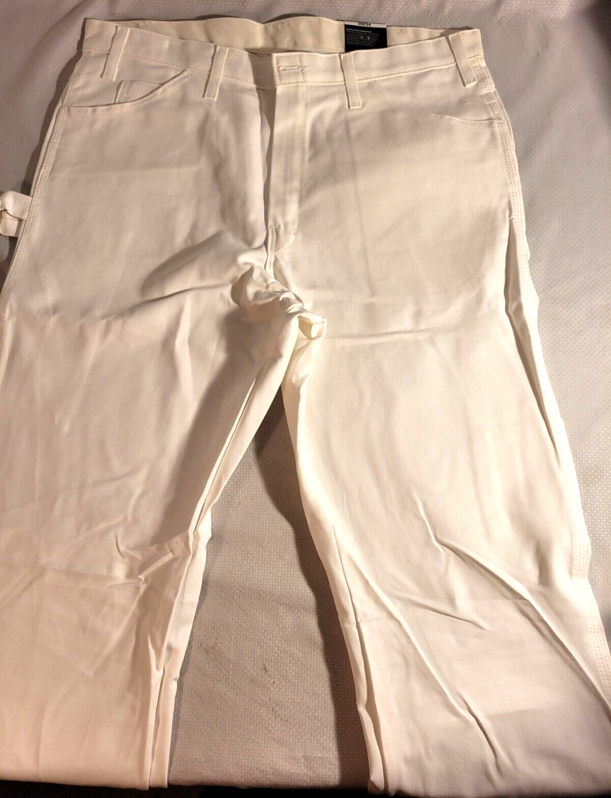⑥ Dickies Sherwin Williams w34 Dickies Sherwin Williams Mens Relaxed Fit Utility White