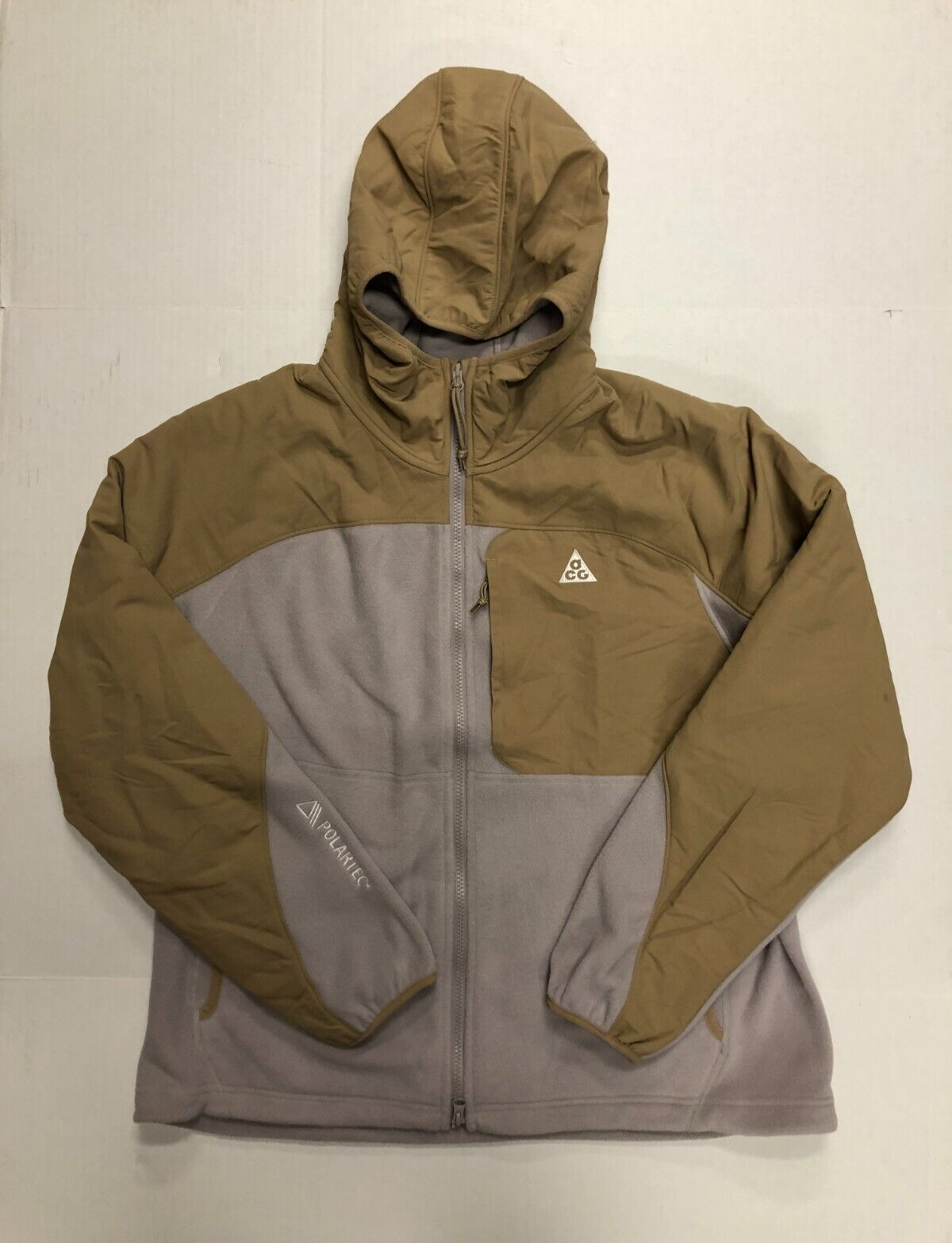 Nike ACG Wolf Tree Zip Up Parachute Beige HJ2458-297 Size