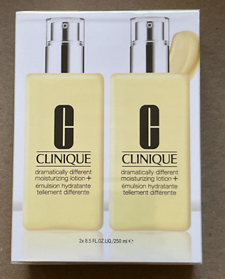 Clinique Dramatically Different Moisturizing Lotion+ Jumbo Duo 2 x 8.5 oz Sealed