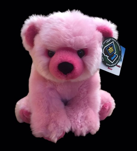 Wild Rebublic Cuddlekins Vibes Bear Plush Pink 12” 2007 Soft