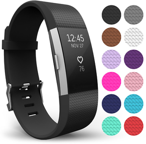 non silicone fitbit bands