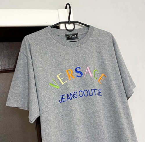 Vintage 90s Versace Jeans Couture Embroidered Logo Single