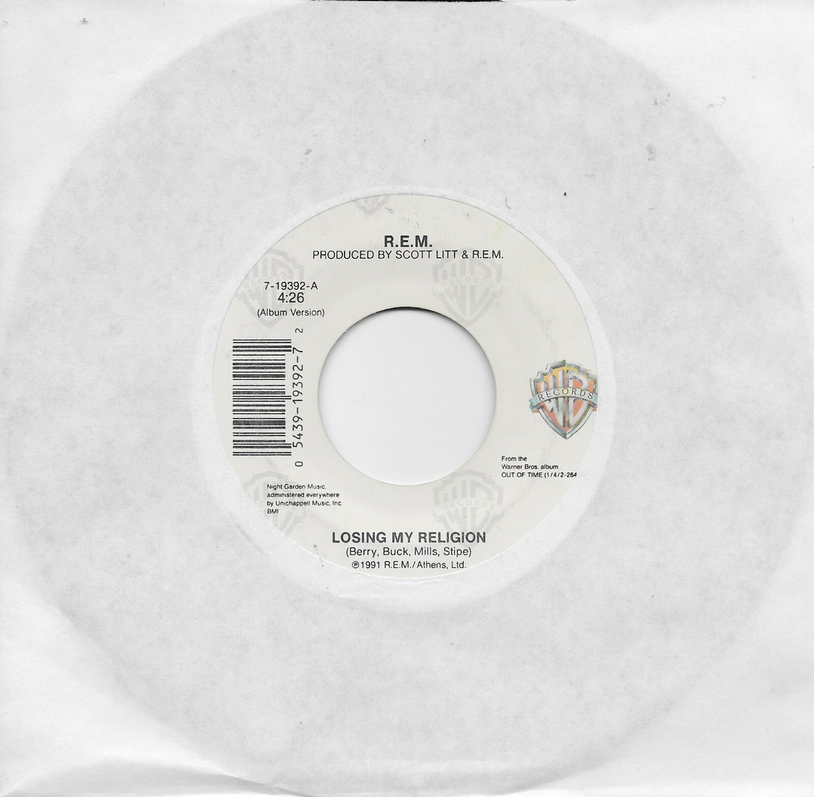 R.E.M. Losing My Religion / Rotary Eleven 45 REM | eBay