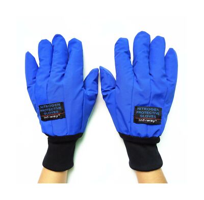 Cryogenic Gloves Low Temperature LN2 Liquid Nitrogen Protective Gloves Cold S...