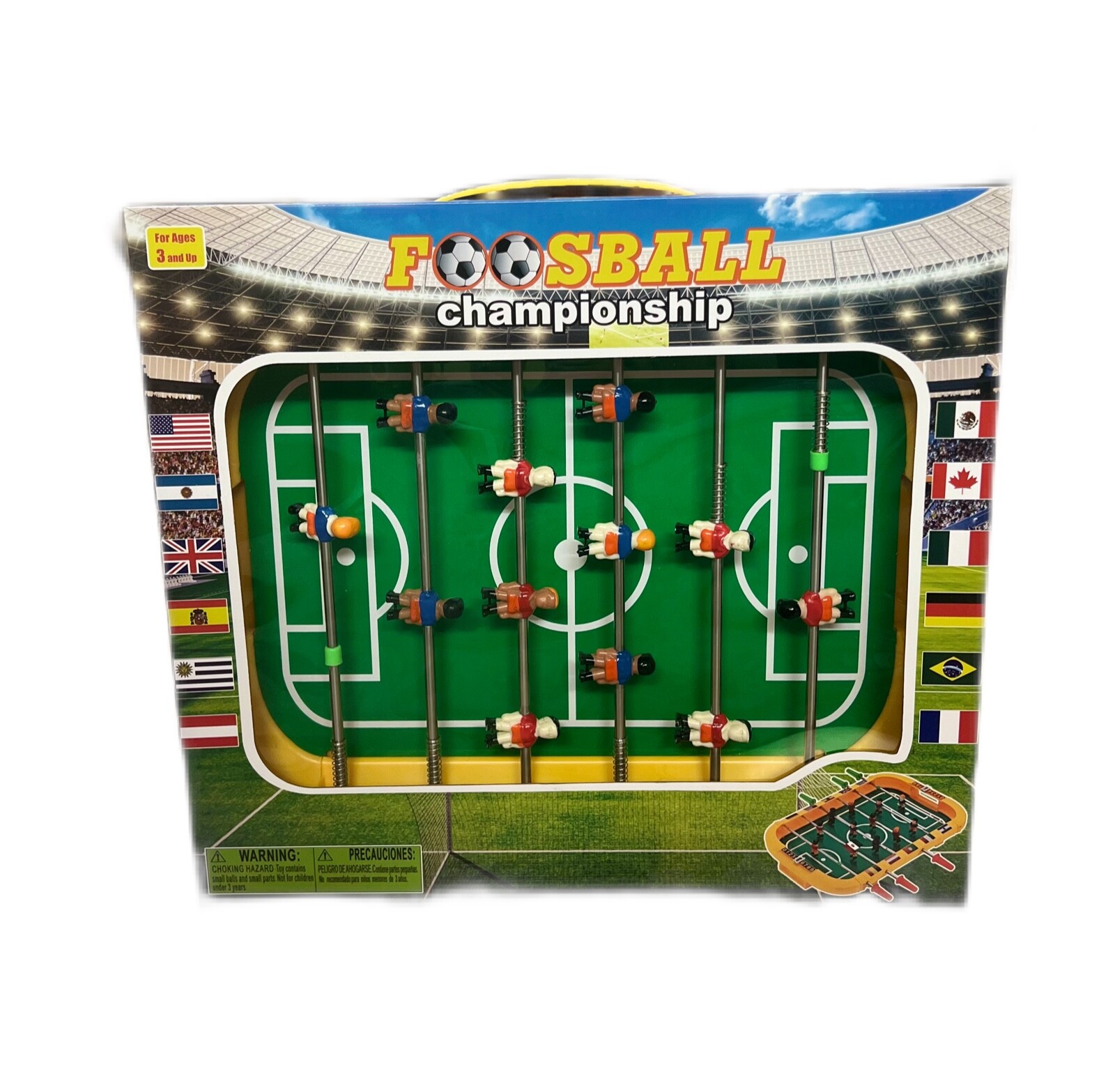 EIT MINI Table 〜 Triple name version Mini Soccer Table Game Foosball Championship Table for Age 3
