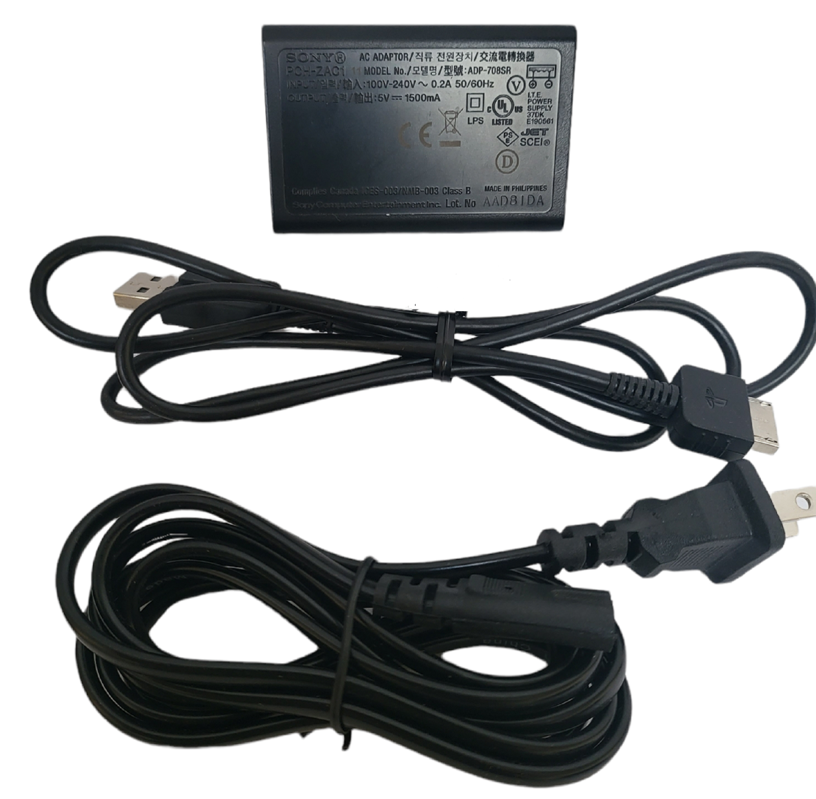 OEM Sony PS Vita AC Power Adapter Charger 1000 Series 2 890 126277675798