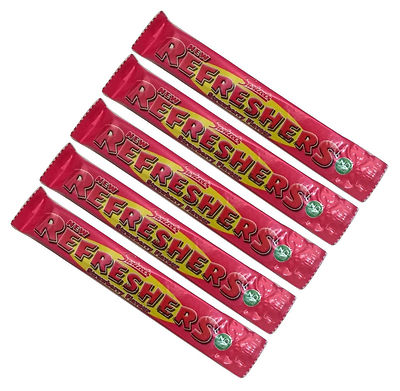 5x Swizzels Rafraîchissants Fraise Saveur Chew Barres - Neuf