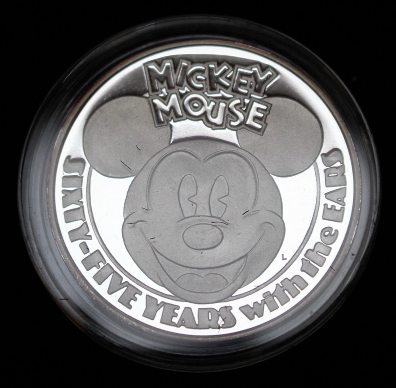 ⭐ヴィンテージ1988 ミッキーマウス シルバープルーフ 楽天市場】Disney ディズニー ミッキー・マウス腕時計